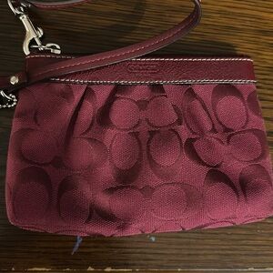 Like New Coach wristlet